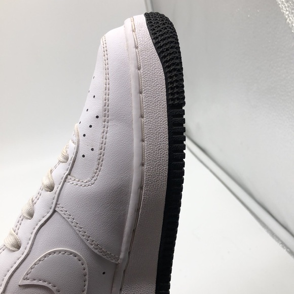 Nike Air Force 1 ESS Low (GS) White Black Sneakers DV1332 100 USED Size 5Y - Picture 11 of 16